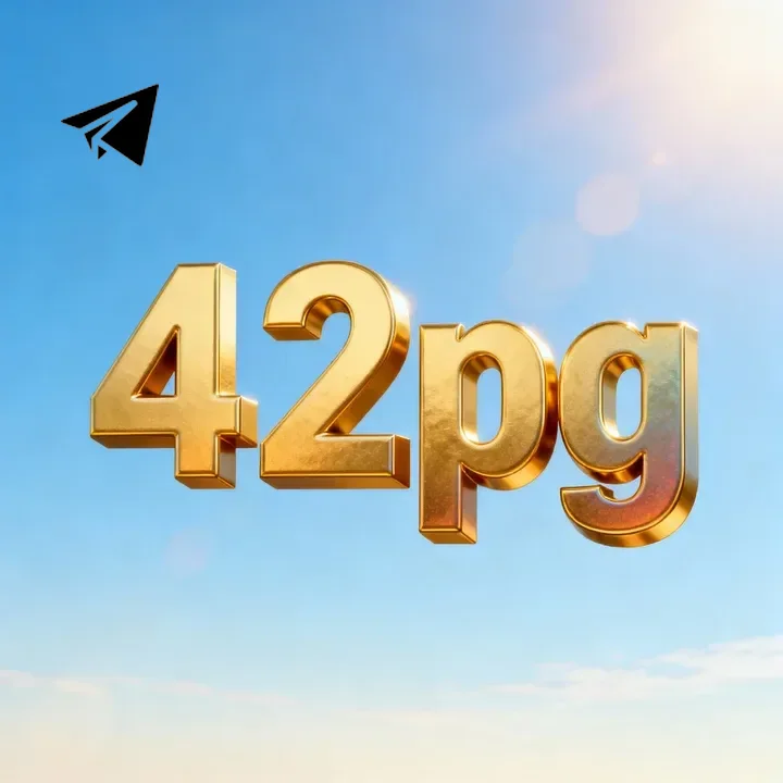 Canal oficial da 42pg no Telegram